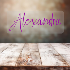 Transparante lange sticker